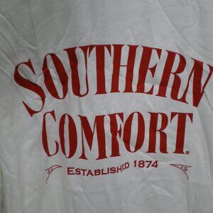 Southern Comfort White Short-Sleeve Tee Shirt, Size XL
